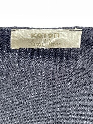 xs Beden siyah Renk Koton Bluz %70 İndirimli.