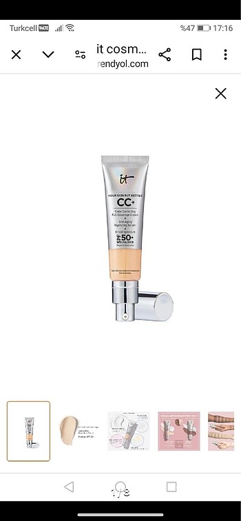Ic cc cream 2-3 kere kullanıldı