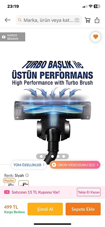Fantom FANTOM Pratik 1200 Pratik S Uyumlu Turbo başlık