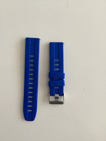 Mavi renk 20mm silikon saat kordonu