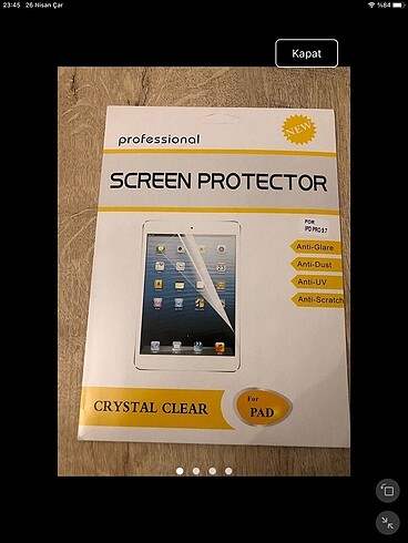 iPad 5 kılıf ve ekran koruyucu