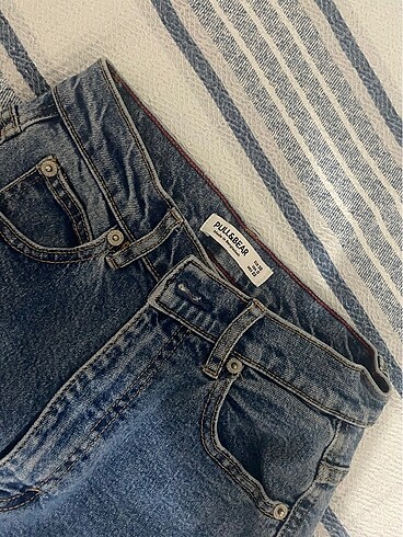 Pull and Bear Koyu kot jean