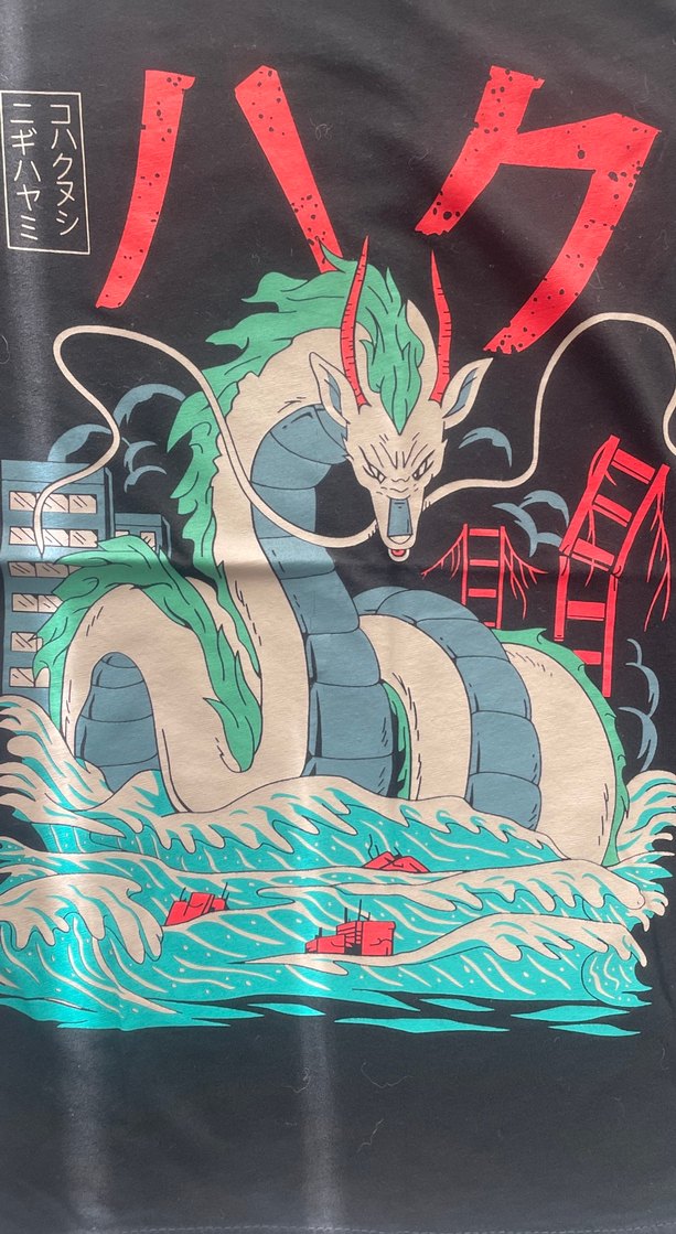 Baskılı Siyah Kısa Kollu t shirt - Görsel 3