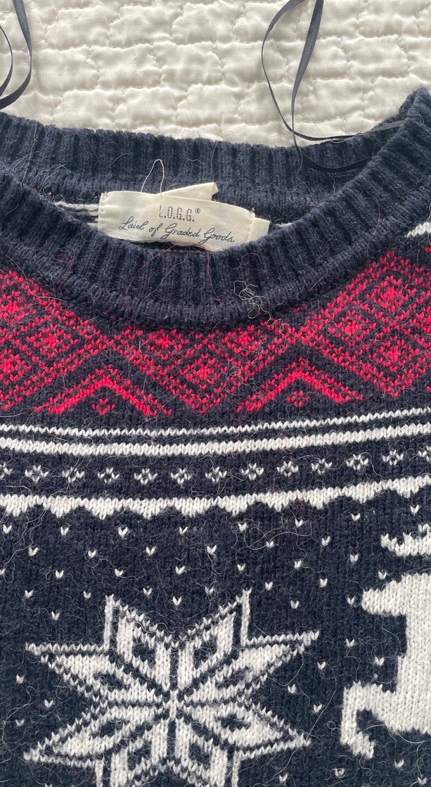 HM marka kış Desenli Kadın Triko Kazak - Görsel 2