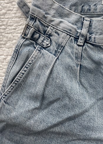 Pull bear marka,Kot Kemerli Rahat Kesim Kadın Pantolon - Görsel 3