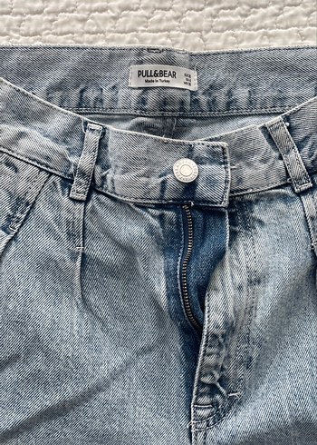 Pull bear marka,Kot Kemerli Rahat Kesim Kadın Pantolon - Görsel 2