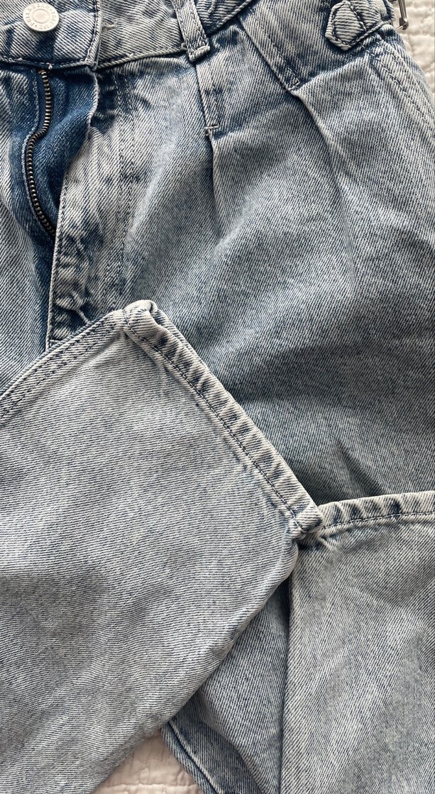 Pull bear marka,Kot Kemerli Rahat Kesim Kadın Pantolon - Görsel 4