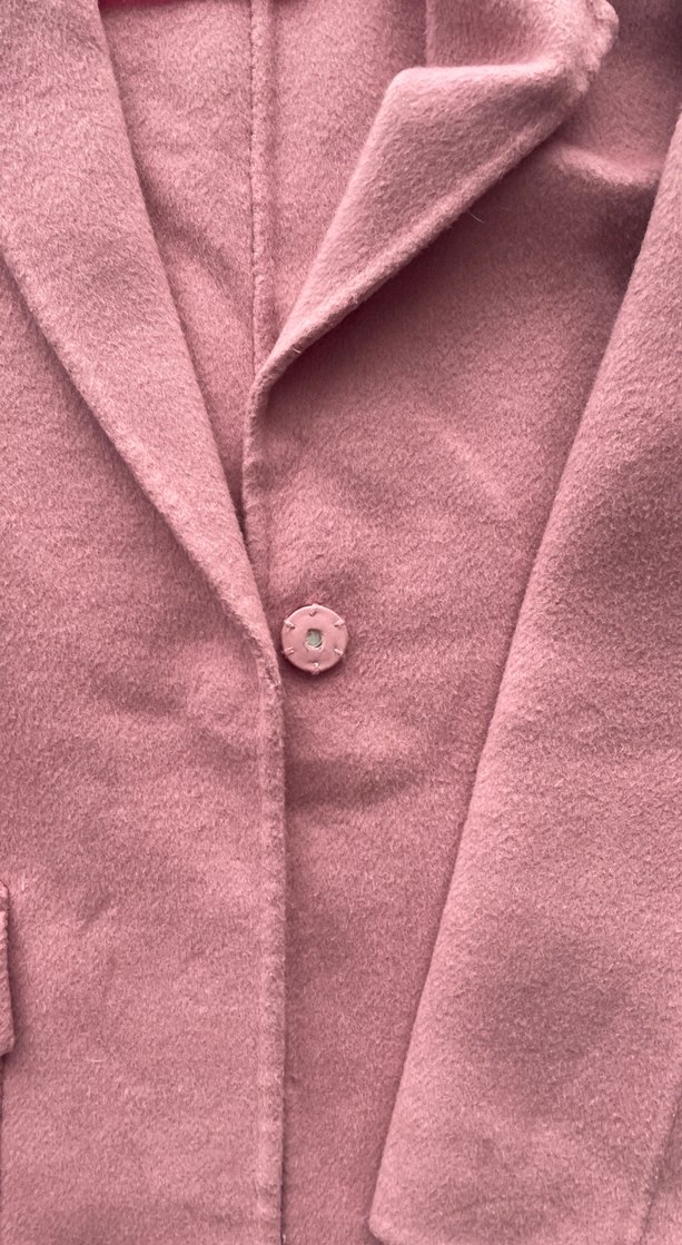 Zara kids Pembe Kaşe Kaban - Görsel 2