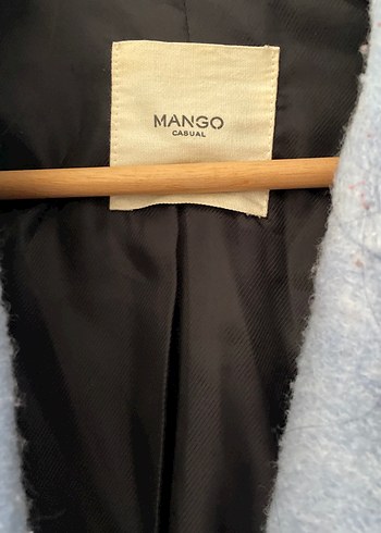 Mango Kaban Tek Düğmeli Açık Mavi Kaban - Görsel 2