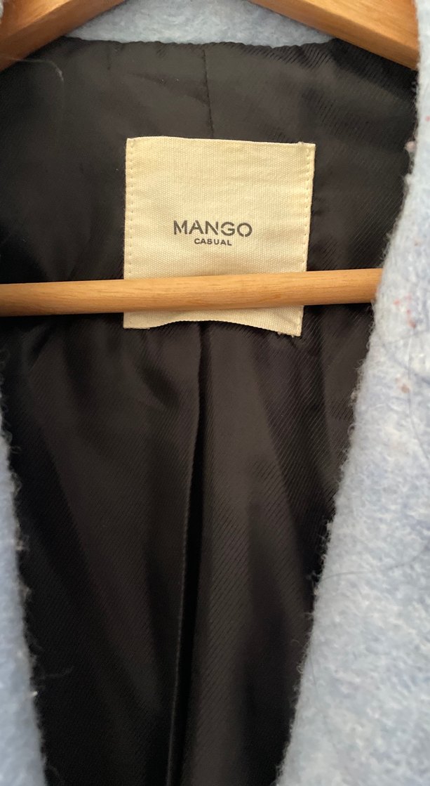 Mango Kaban Tek Düğmeli Açık Mavi Kaban - Görsel 2