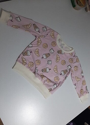 2 Yaş Beden çeşitli Renk Bebek pijama takım 