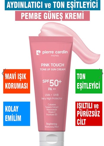 Pierre Cardin Pembe Ton Eşitleyici Güneş Kremi SPF 50+ 75 ml - Görsel 3