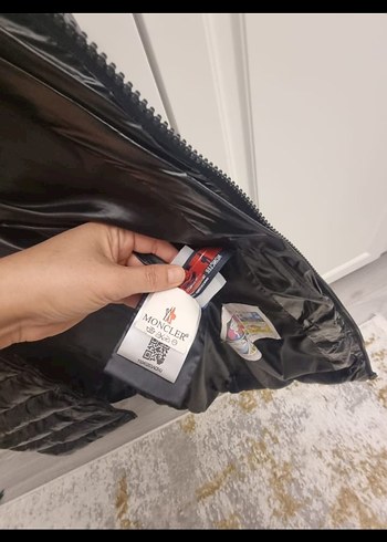 m Beden siyah Renk Moncler Rugan Bayan Kaban
