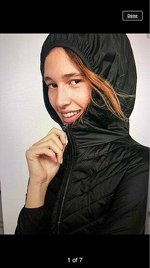 Oysho Siyah Rüzgarlık-Yağmurluk