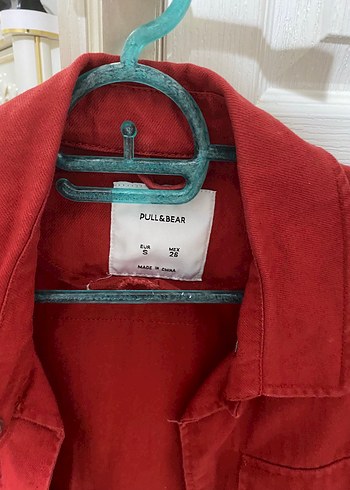 Kırmızı Düğmeli Kadın Midi Ceket - Görsel 4