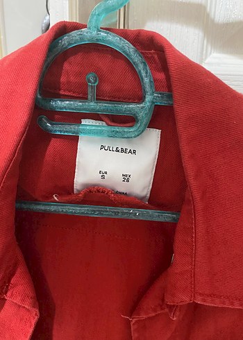 Kırmızı Düğmeli Kadın Midi Ceket - Görsel 3