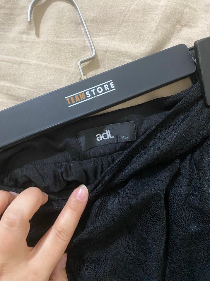 Adilışık Kadın Siyah Dantel Uzun Etek - Görsel 3