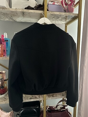 xs Beden siyah Renk Zara Yumuşak Bomber Ceket