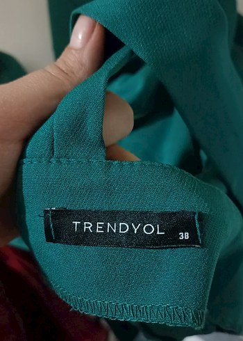 Koyu Yeşil kadın elbise - Görsel 2