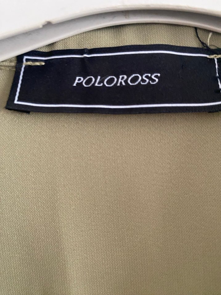 Düğmeli Uzun Kollu Haki Tunik - Görsel 4