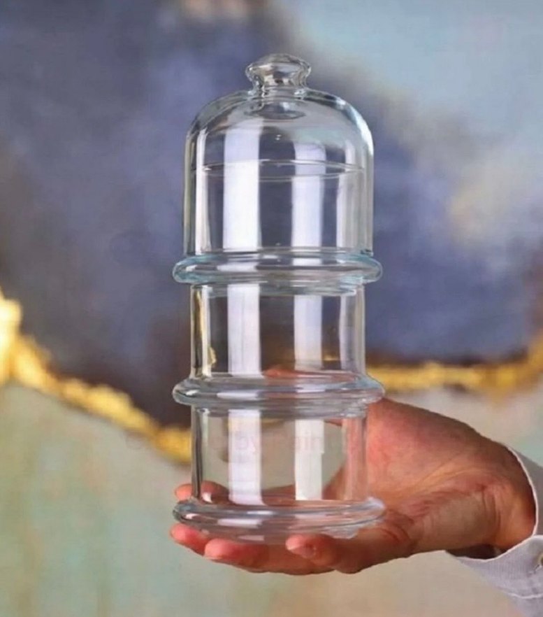 Pasabahce Cam 3 Katlı Kek Fanusu. - Görsel 2