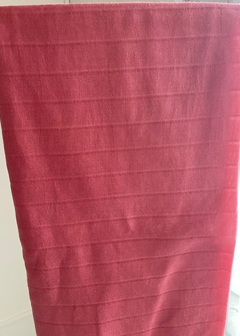 Pembe Parlak Pliseli Kadın Şal - Görsel 2