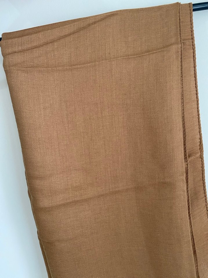 Bej Keten Kadın Şal - Görsel 2