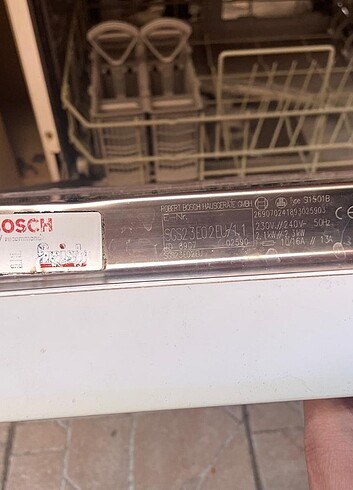 Bulaşık makinesi Bosch