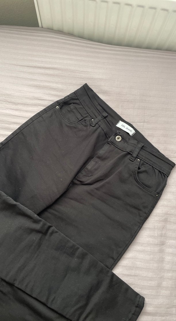 Kadın Siyah skinny jeans - Görsel 4