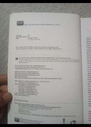 Bulanık Küme Teorisi Kitabı - Nobel - Görsel 3