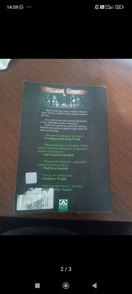 Matrix Avcısı - William Gibson - Görsel 2