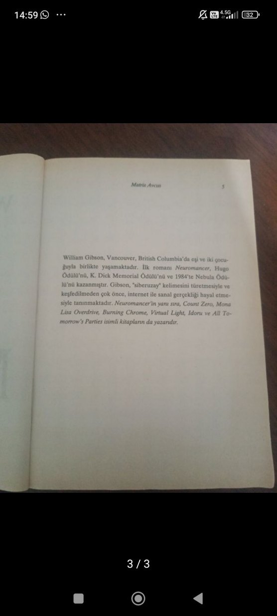 Matrix Avcısı - William Gibson - Görsel 3