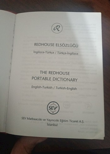 Redhouse İngilizce-Türkçe Sözlük - Görsel 2
