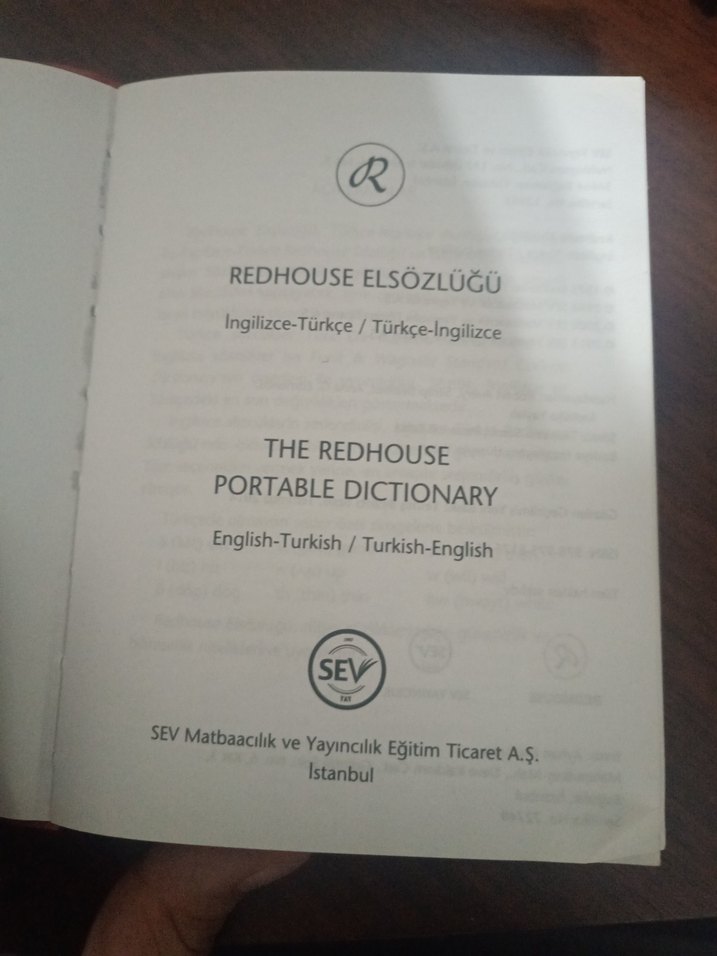 Redhouse İngilizce-Türkçe Sözlük - Görsel 2
