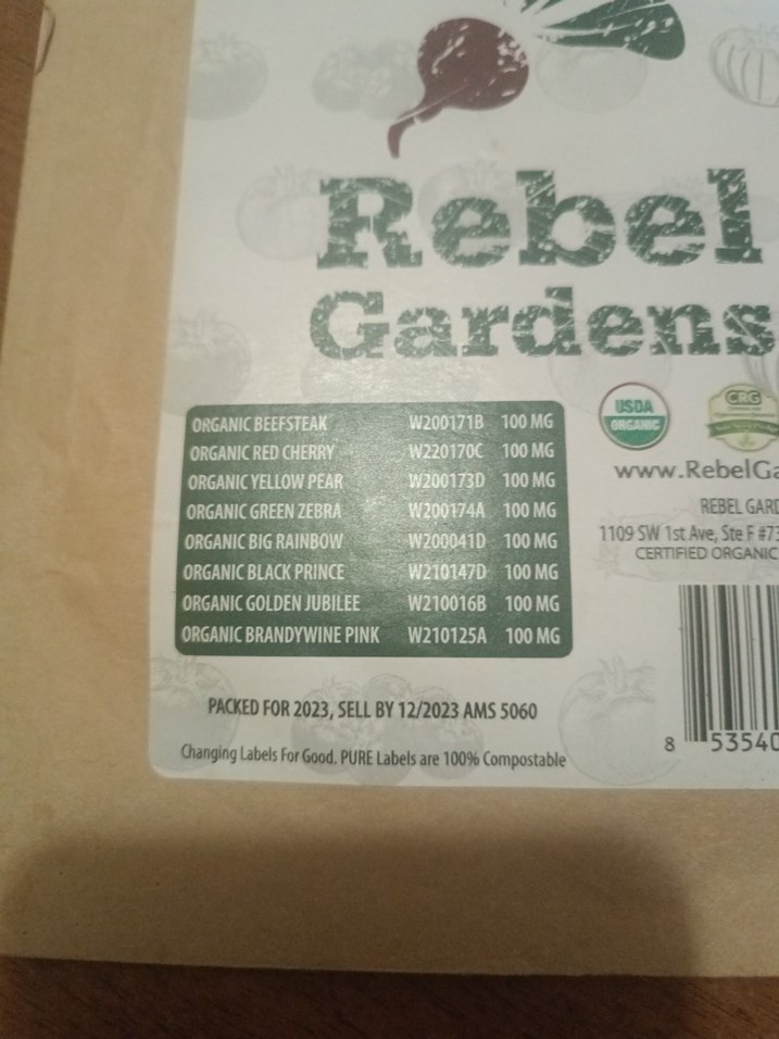 Amerikan atalık (Heirloom) domates tohumları - Rebel Gardens - Görsel 2