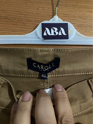 42 Beden Caroll kot pantolon