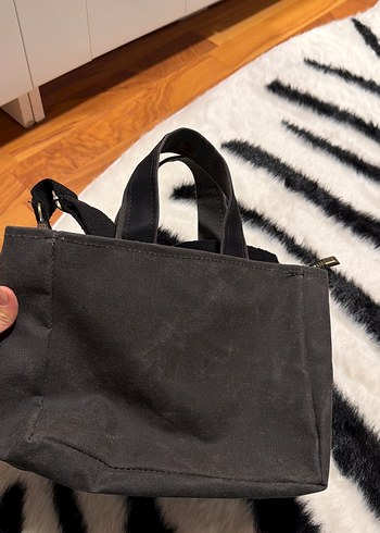 Siyah Fermuarlı Kadın Çantası - Görsel 2