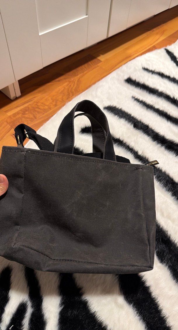 Siyah Fermuarlı Kadın Çantası - Görsel 2