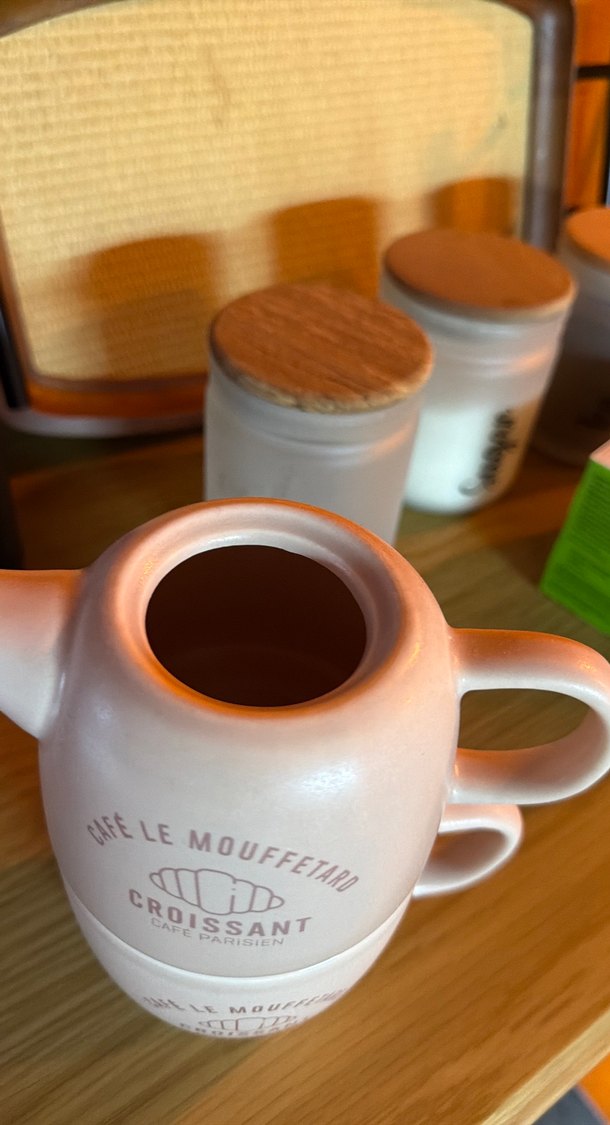 Pastel Pembe Seramik bitki çayı  Seti - Görsel 2