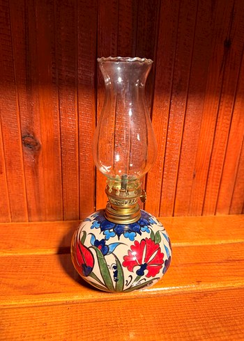 Renkli Çini Desenli Yağ Lambası - Görsel 2