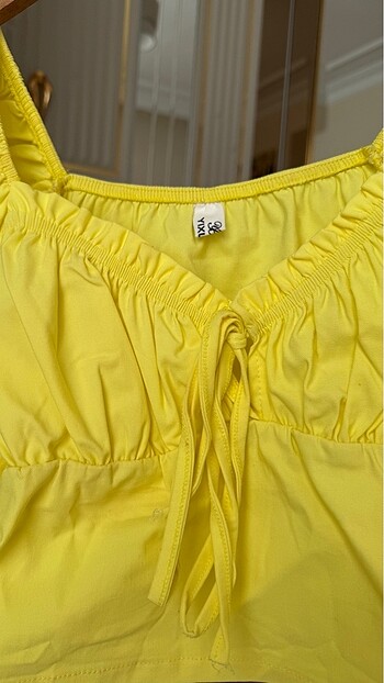 Zara Kare yaka crop gömlek