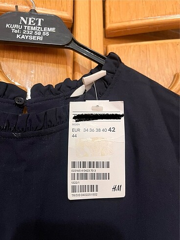 42 Beden lacivert Renk H&M gömlek