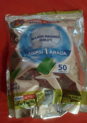 Bulaşık Makinesi Tableti 50'li Yeşil Paket - Görsel 2