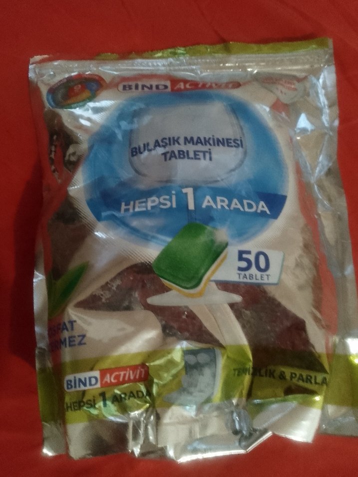 Bulaşık Makinesi Tableti 50'li Yeşil Paket - Görsel 2
