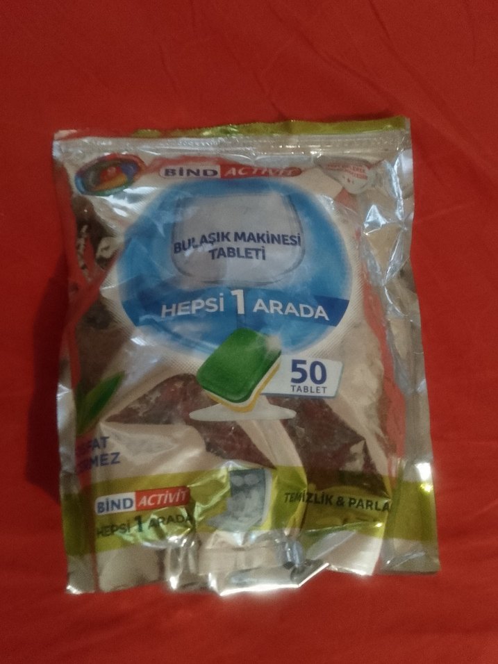 Bulaşık Makinesi Tableti 50'li Yeşil Paket - Görsel 3