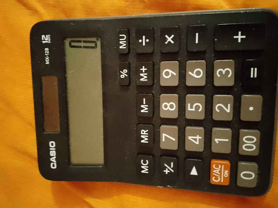 Kahverengi Hesap Makinesi Klavyesi - Görsel 2