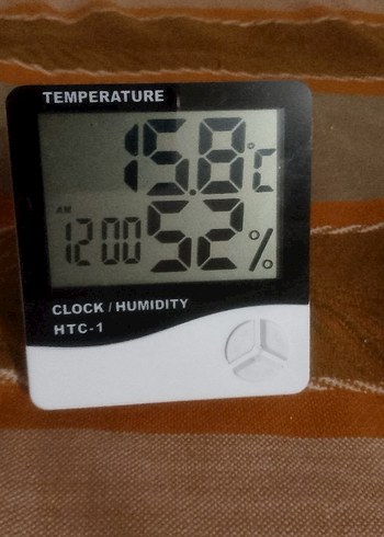 Gri Dijital Sıcaklık ve Nem Ölçer - Görsel 4