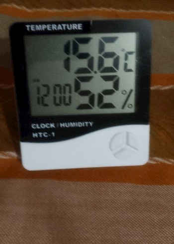 Gri Dijital Sıcaklık ve Nem Ölçer - Görsel 2