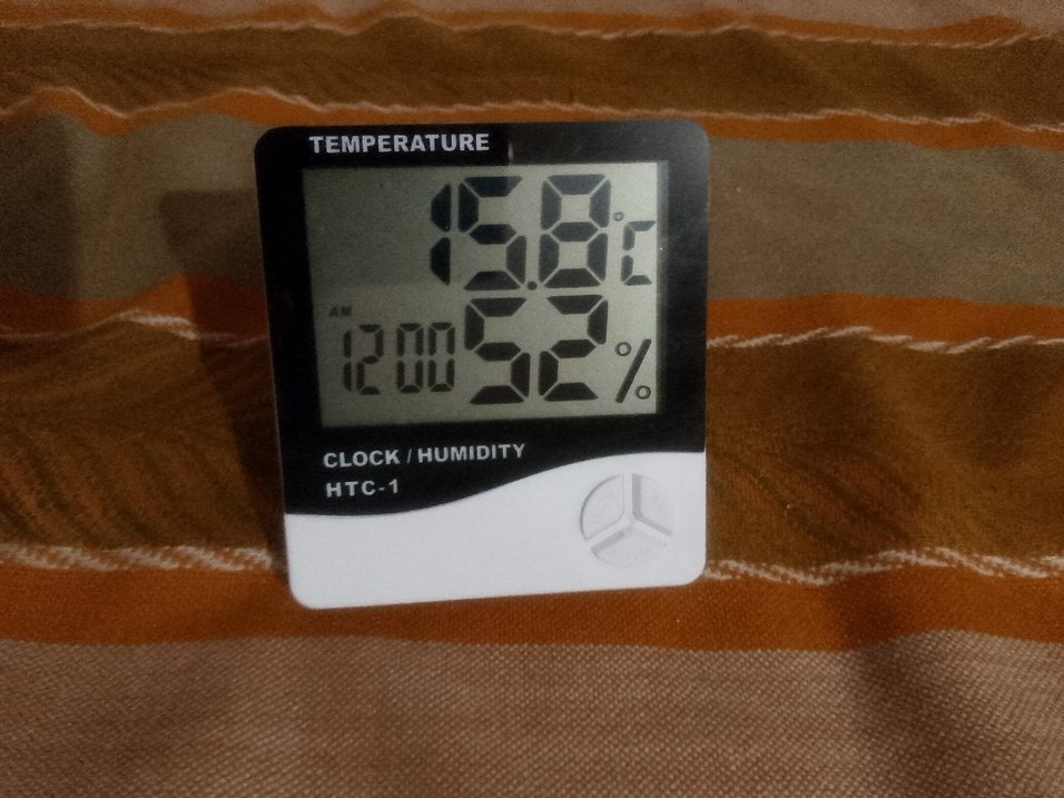 Gri Dijital Sıcaklık ve Nem Ölçer - Görsel 4