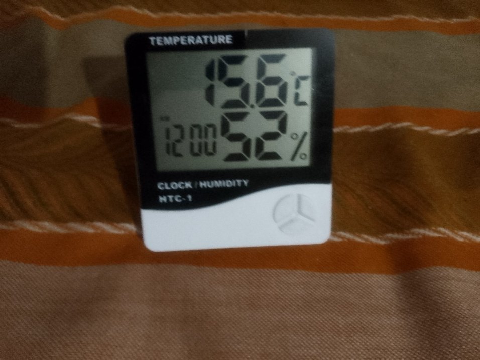 Gri Dijital Sıcaklık ve Nem Ölçer - Görsel 2